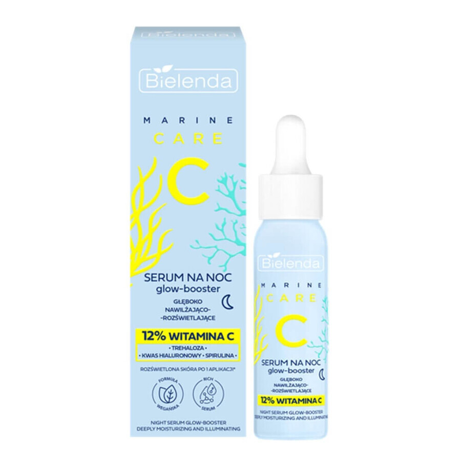Buy Bielenda glow-booster deep moisturizing and illuminating night serum, 30 ml Bielenda glow-booster deep moisturizing and illuminating night serum, 30 ml