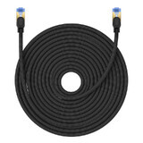 Baseus RJ45 cat.7 10Gbps cavo internet ad alta velocità 25m intrecciato nero