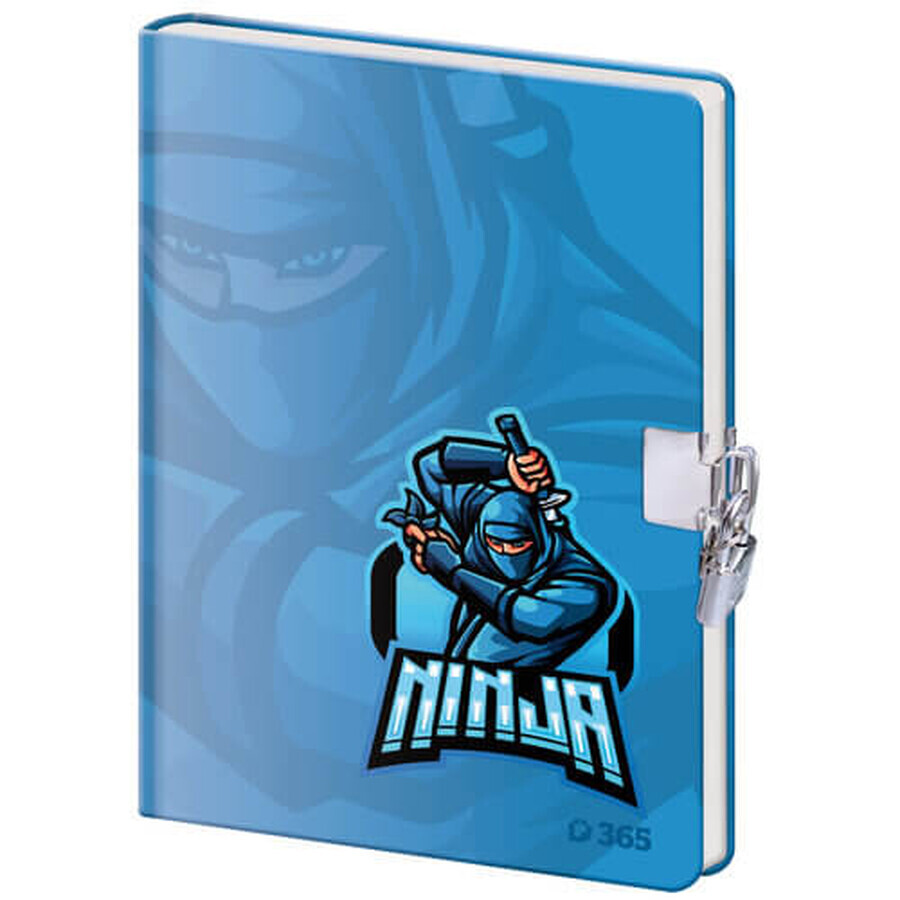 Lucchetto diario B6 Ninja 60K liscio