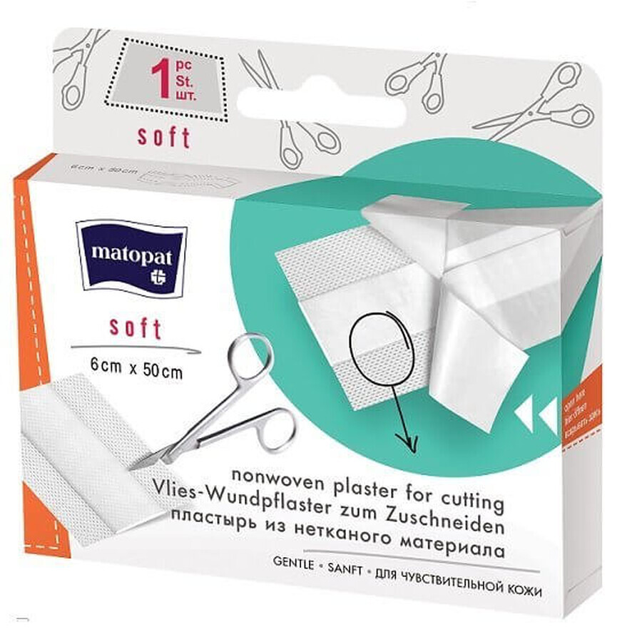 Cerotti per bendaggio, Matopat Soft, 6cm x 50cm, 1 pezzo