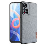 Dux Ducis Fino nylon hoesje Poco M4 Pro 5G blauw