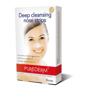 Purederm Deep Cleansing Nose Strips, 6 Stück