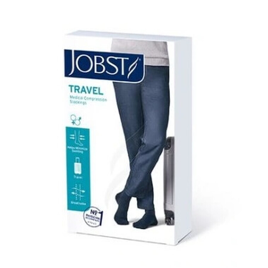 Jobst Travel, kniehoge sokken 15-20mm Hg beige, maat II