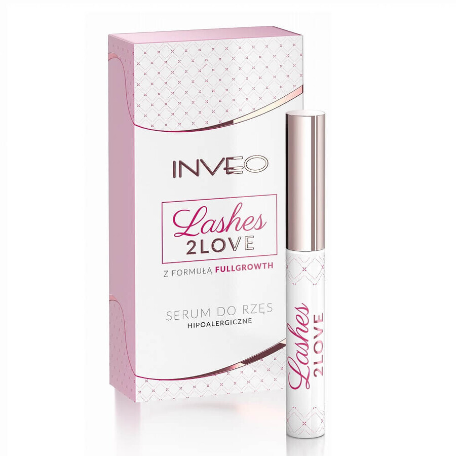 Inveo Lashes 2 Love Ser hipoalergenic pentru gene, 3.5ml