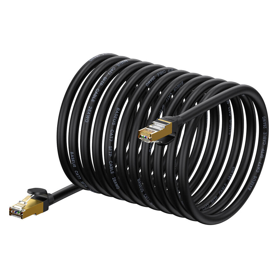 Baseus Speed Seven câble réseau RJ45 10Gbps haute vitesse 30m noir (WKJS011001)