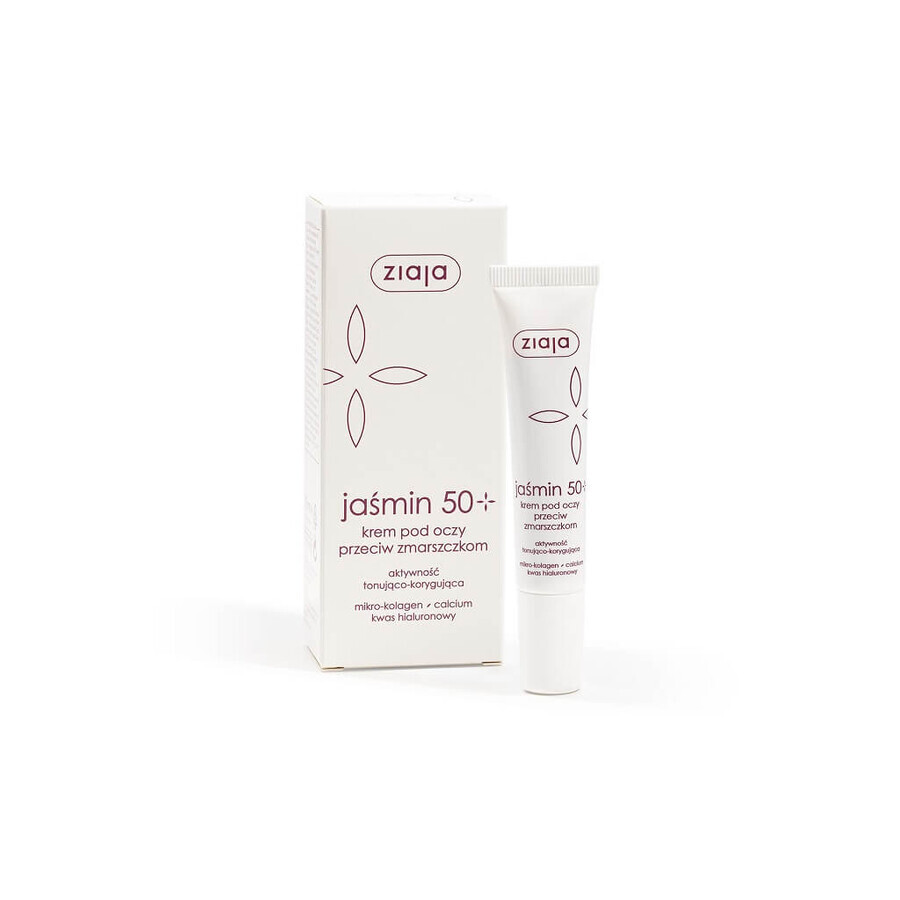 Buy Ziaja Jasmine Anti-wrinkle cream for eyes and eyelids 50+, 15ml Ziaja Jasmine Anti-wrinkle cream for eyes and eyelids 50+, 15ml