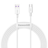 Cavo Baseus Superior da USB a USB Tipo C 66 W 6A 2 m Bianco (CATYS-A02)