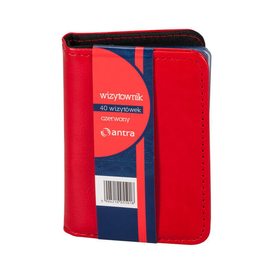 Buy Business card holder 40 single cage red Business card holder 40 single cage red