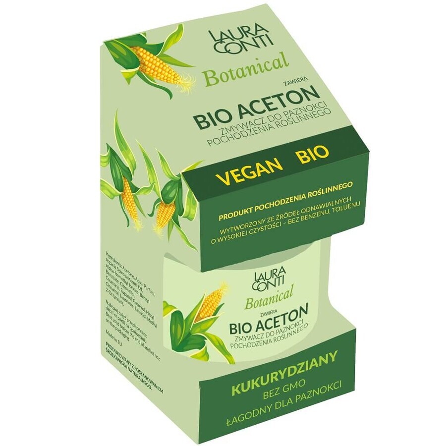 Laura Conti Botanical BIO Acetone Plant-Based Nail Remover, 50ml