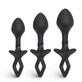 S-Hande FlexiCore Set di plug anali nero, 3 pezzi