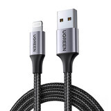 Cablu Ugreen US199 60158 USB-A / Lightning MFi 2m - negru