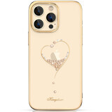 Carcasă din silicon cu cristale Swarovski Kingxbar Wish Series pentru iPhone 14 Plus - auriu