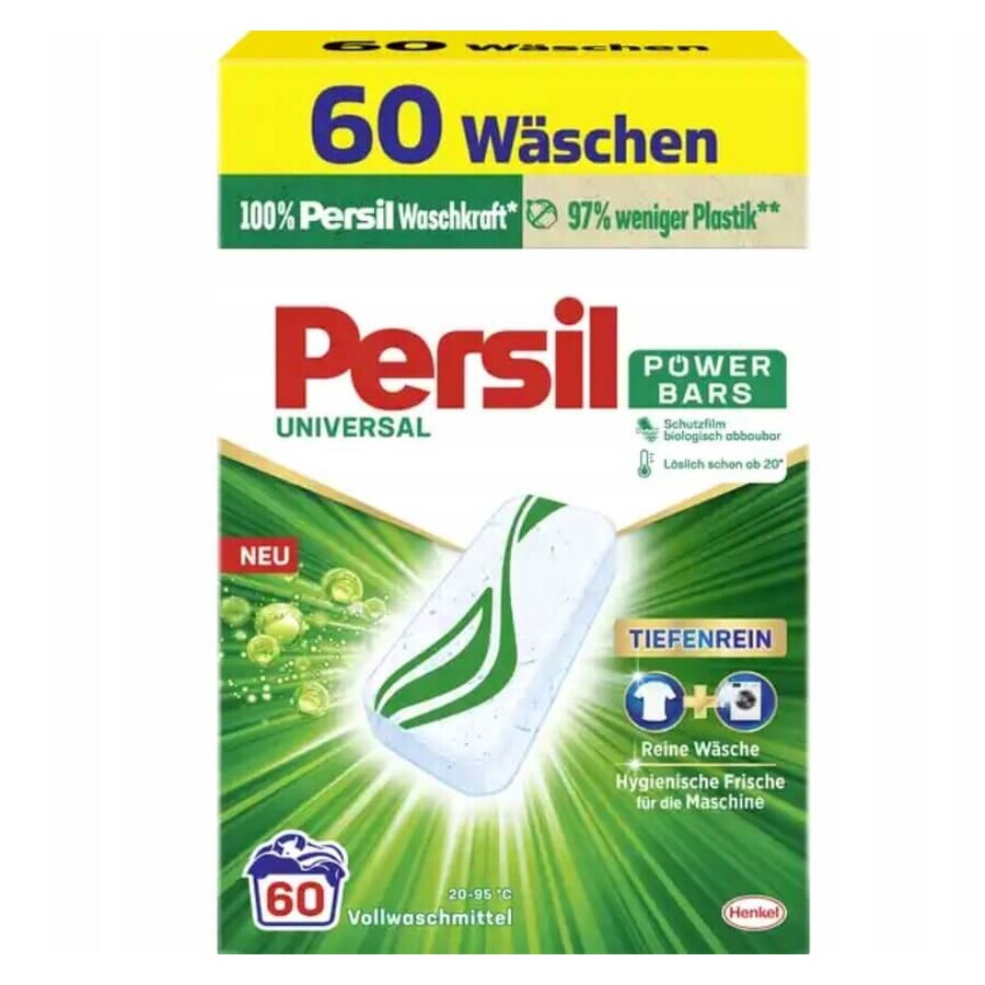 Persil Power Bars All-purpose laundry capsules, 60 pieces