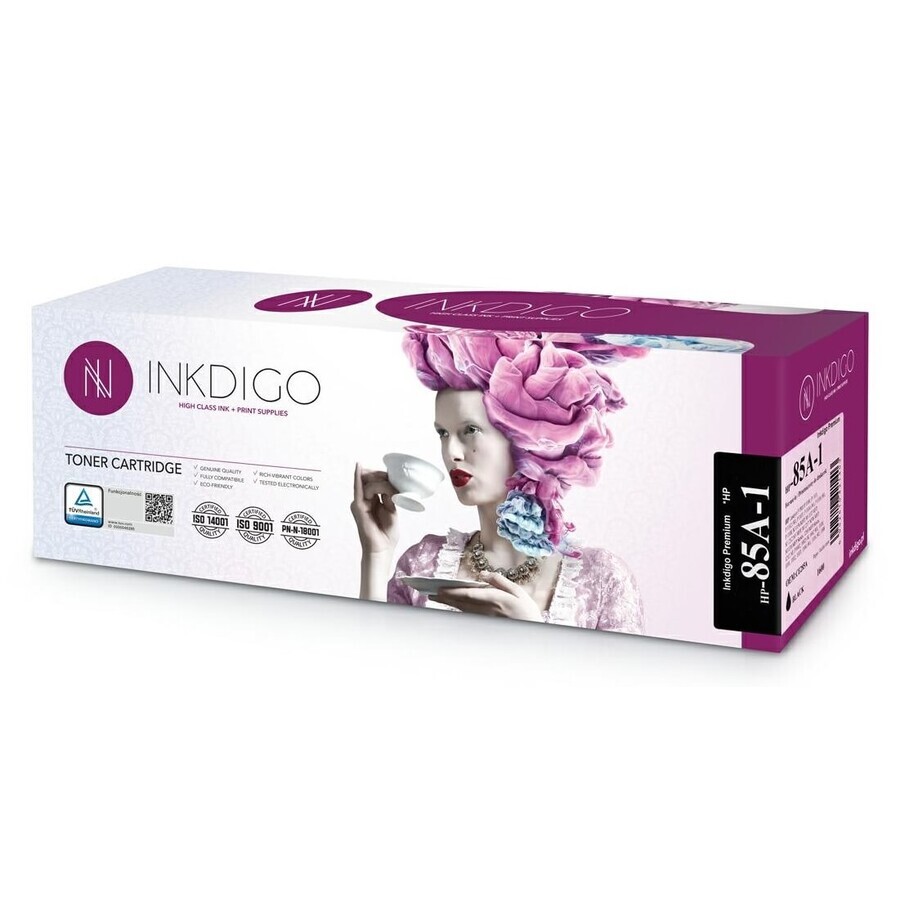 Inkdigo, Tóner para HP CE 285A, negro