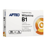Apteo Vitamine B1 3mg, 50 tabletten