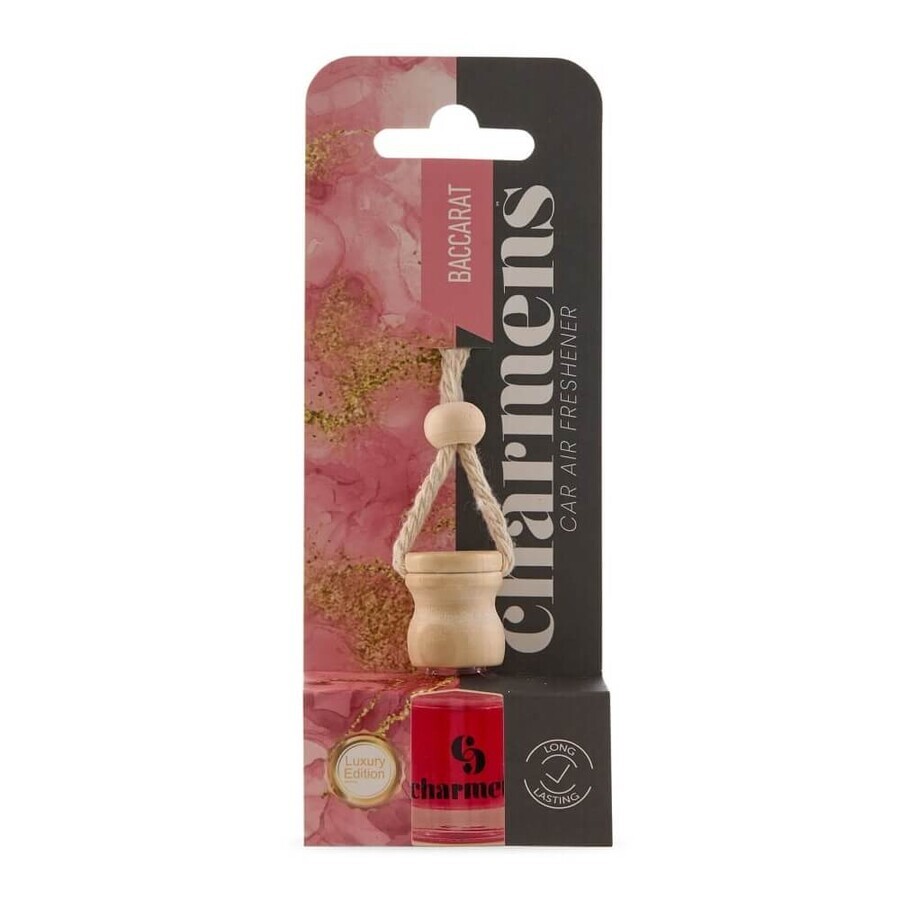 Charmens Ambientador Coche Fragancia Baccarat, 8 ml