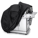 Waterproof barbecue cover, bike cover, motorcycle cover, garden furniture tarpaulin cover XL black