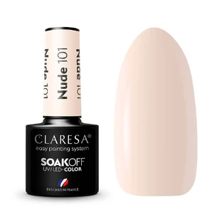Claresa Soak Off UV/LED Nude Hybride Lak 101, 5g