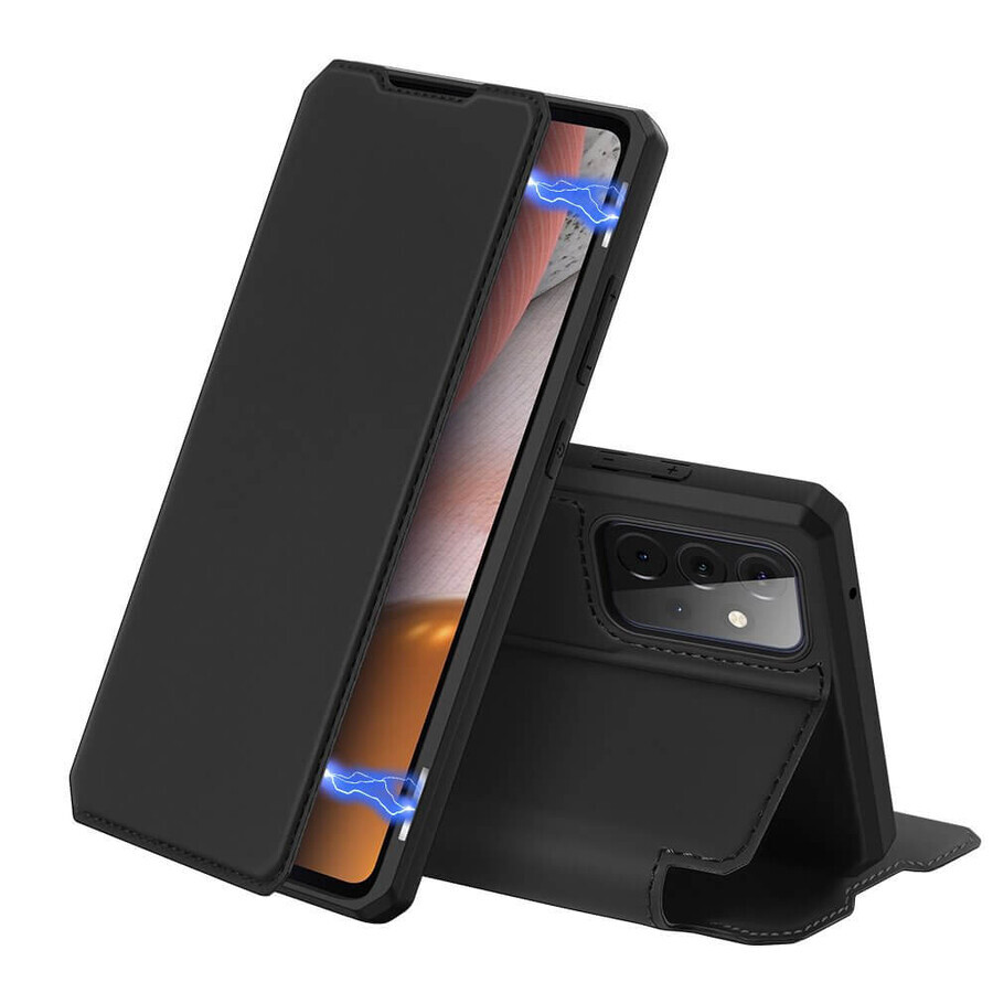 DUX DUCIS Skin X Holstertasche mit Flip Cover Samsung Galaxy A72 4G schwarz