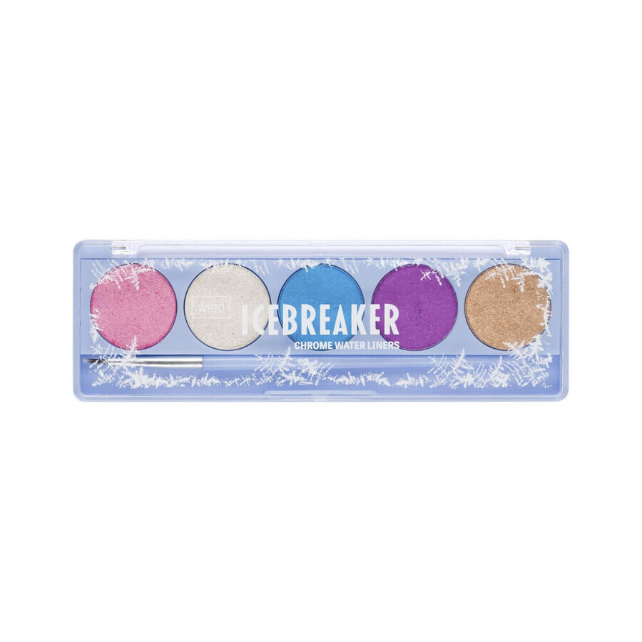 Winkel op Wibo Icebreaker Chrome Water Liners Metallic Eyeliner Palette, 5 g Wibo Icebreaker Chrome Water Liners Metallic Eyeliner Palette, 5 g