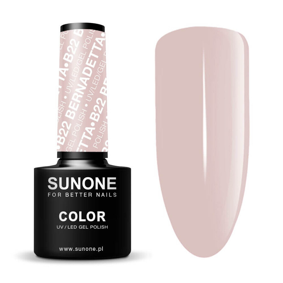 Sunone UV/LED Gel Polish Color Hybrid Varnish B22 Bernadetta, 5 ml