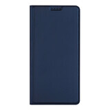Portemonneehoesje met standaard voor Samsung Galaxy S23 FE Dux Ducis Skin Pro - blauw