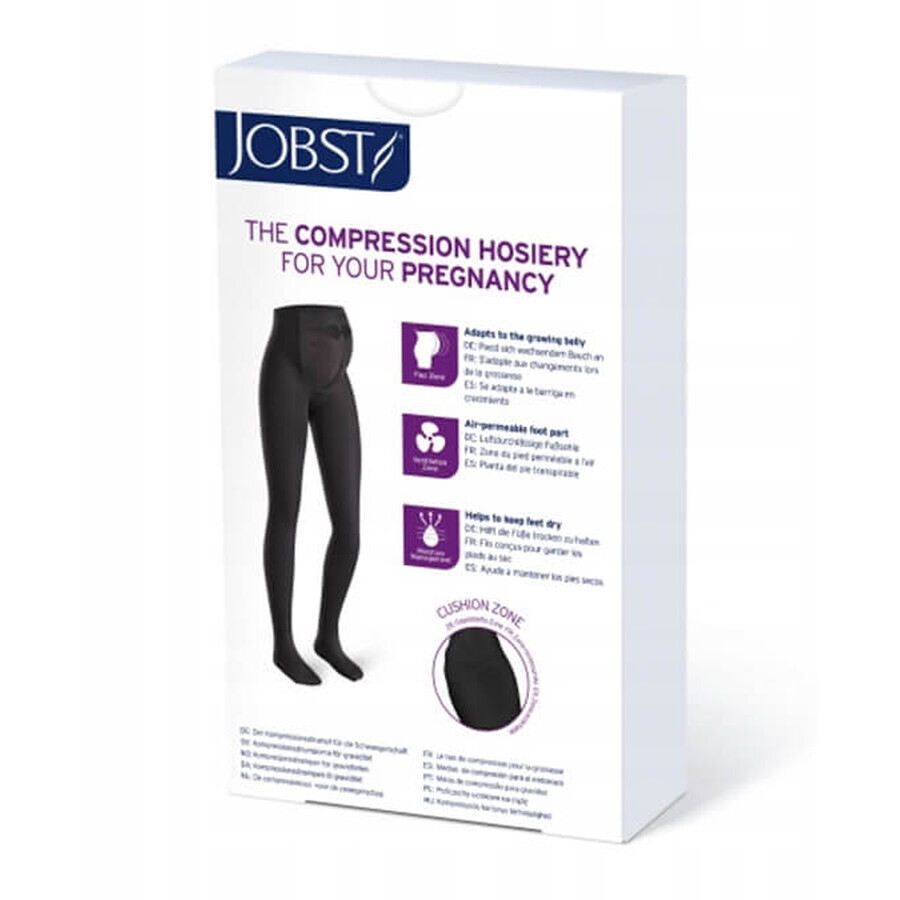 Mallas opacas Jobst Maternity CCL1 punta cerrada negro talla VI