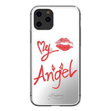 Kingxbar Angel caz oglindă decorat cu cristale Swarovski autentice iPhone 11 Pro Max oglindă clară