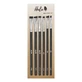 Hulu Brow Styling set of 6 brow styling brushes