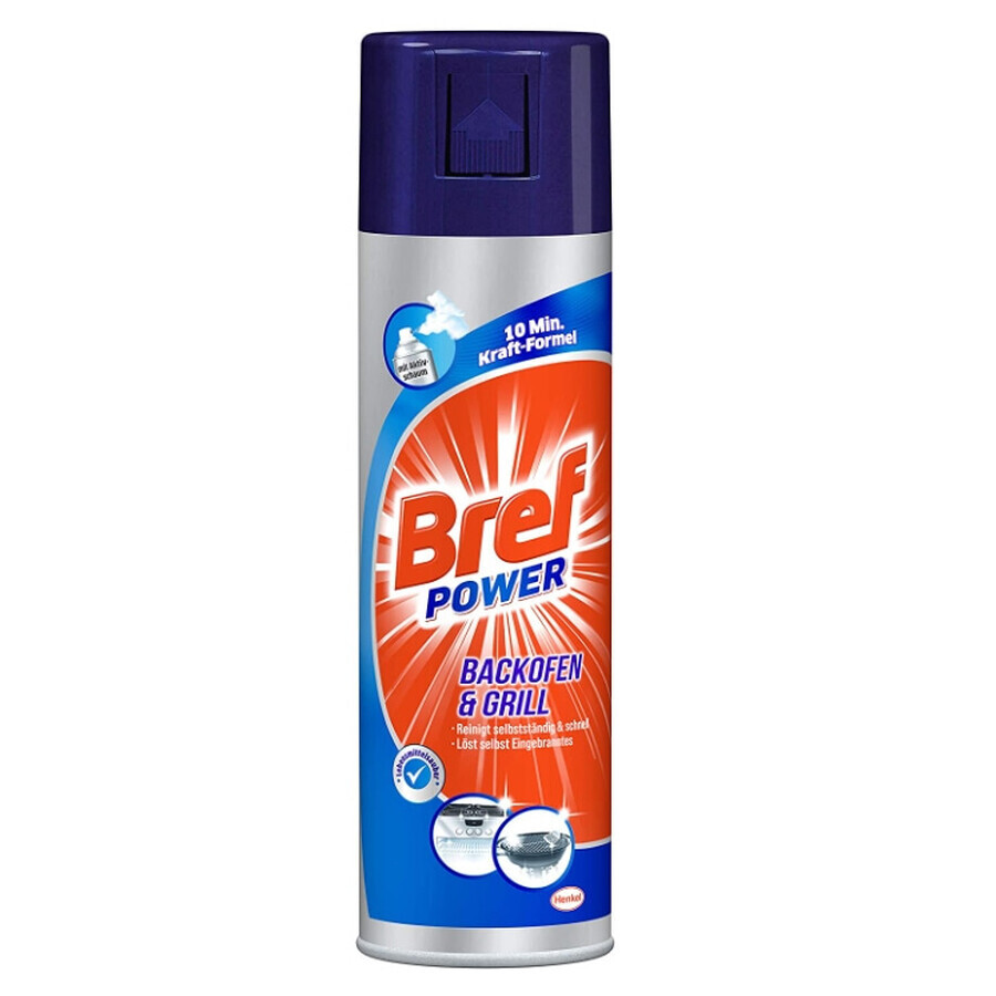 Bref Power, Oven and grill cleaner with active foam, 500 ml