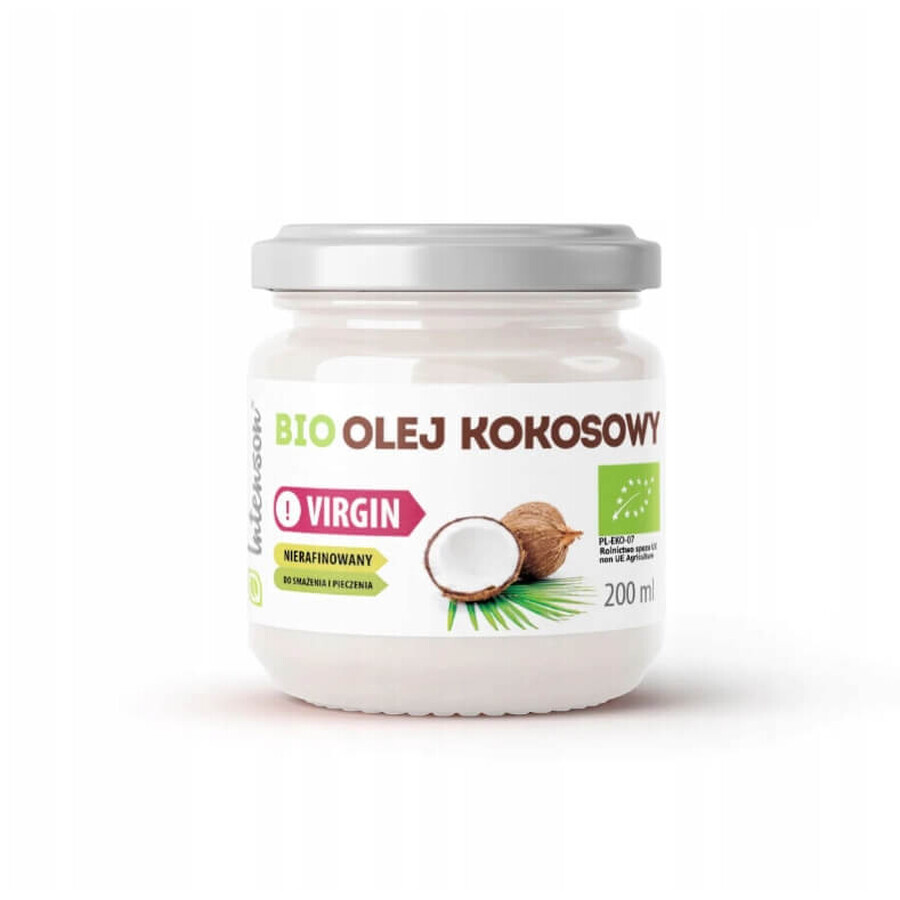 Olio di cocco bio vergine Intenson, 200 ml