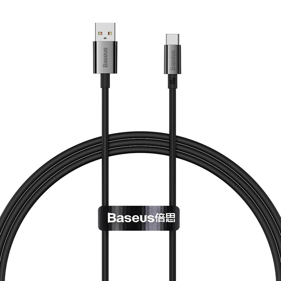 Baseus Superior Series USB-A / USB-C 100W cablu 1m - negru