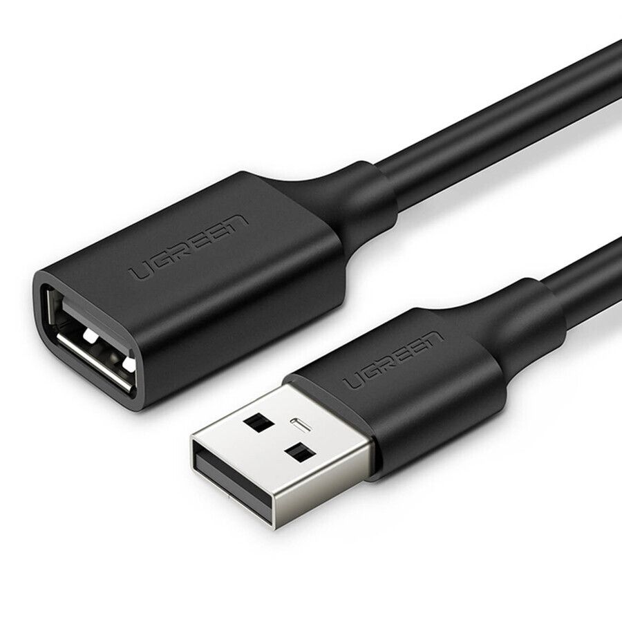 Ugreen USB (male) - USB (female) 2.0 480Mbps extension cable 1.5m black (US103)