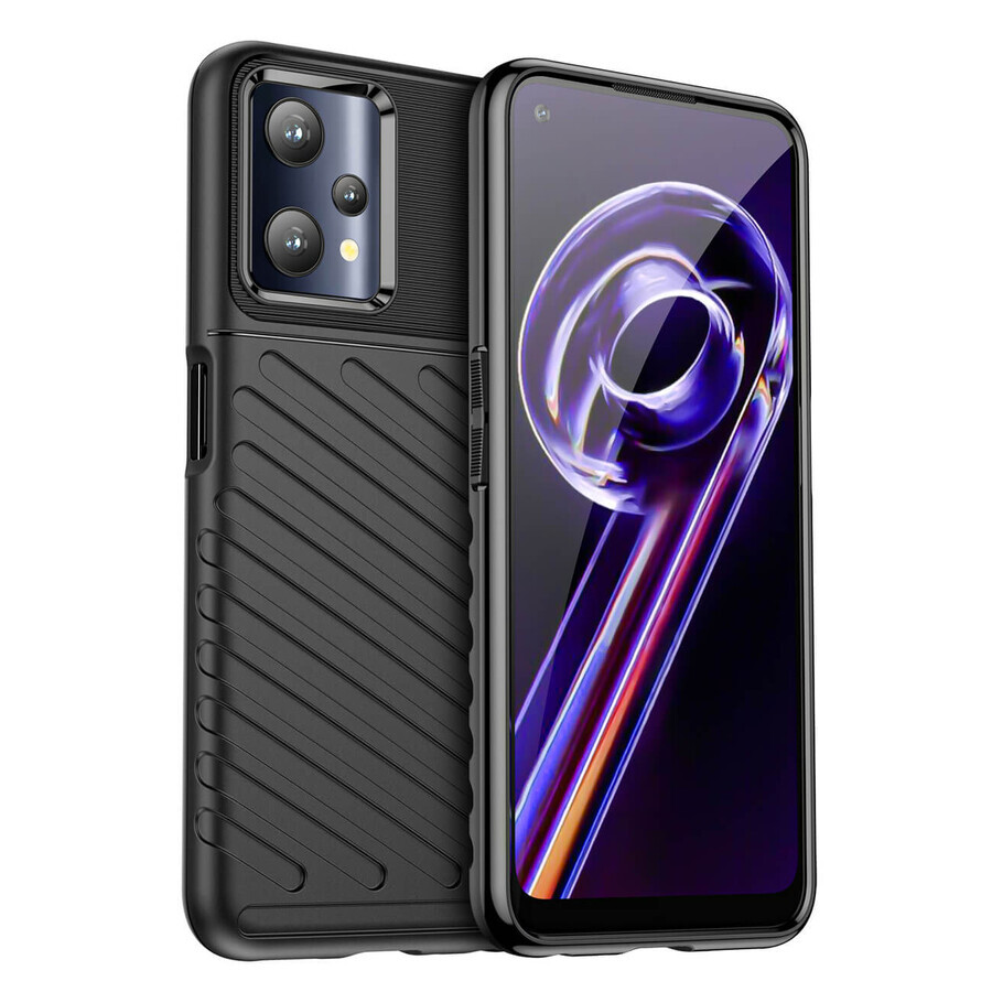Thunder Case flexible armored case cover Realme 9 Pro black