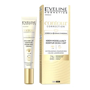 Eveline Cosmetics, Contour Correction, Crema modeladora del contorno de ojos y labios, 20 ml