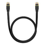 Cavo di rete ad alta velocità Baseus RJ45 cat. 7 10Gbps 2m piatto nero