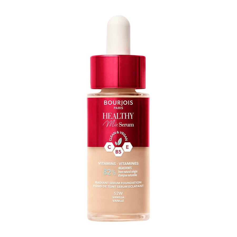 Bourjois Healthy Mix Serum Moisturizing and Illuminating Face Primer-Serum 52W Vanilla, 30 ml.
