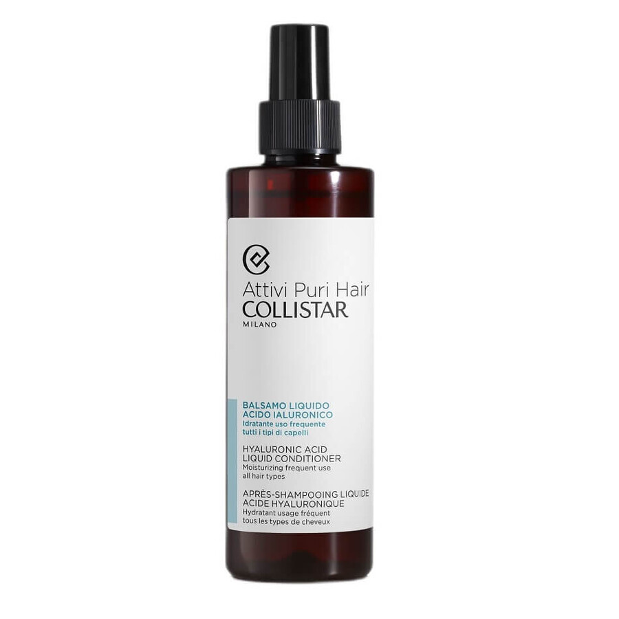 Collistar Attivi Puri Hair Liquid Conditioner mit Hyaluronsäure, 200 ml