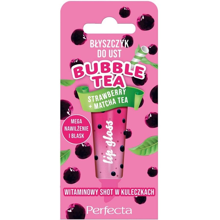 Cumpără Perfecta Bubble Tea Lip Gloss Căpșuni + ceai Matcha, 10 g Perfecta Bubble Tea Lip Gloss Căpșuni + ceai Matcha, 10 g