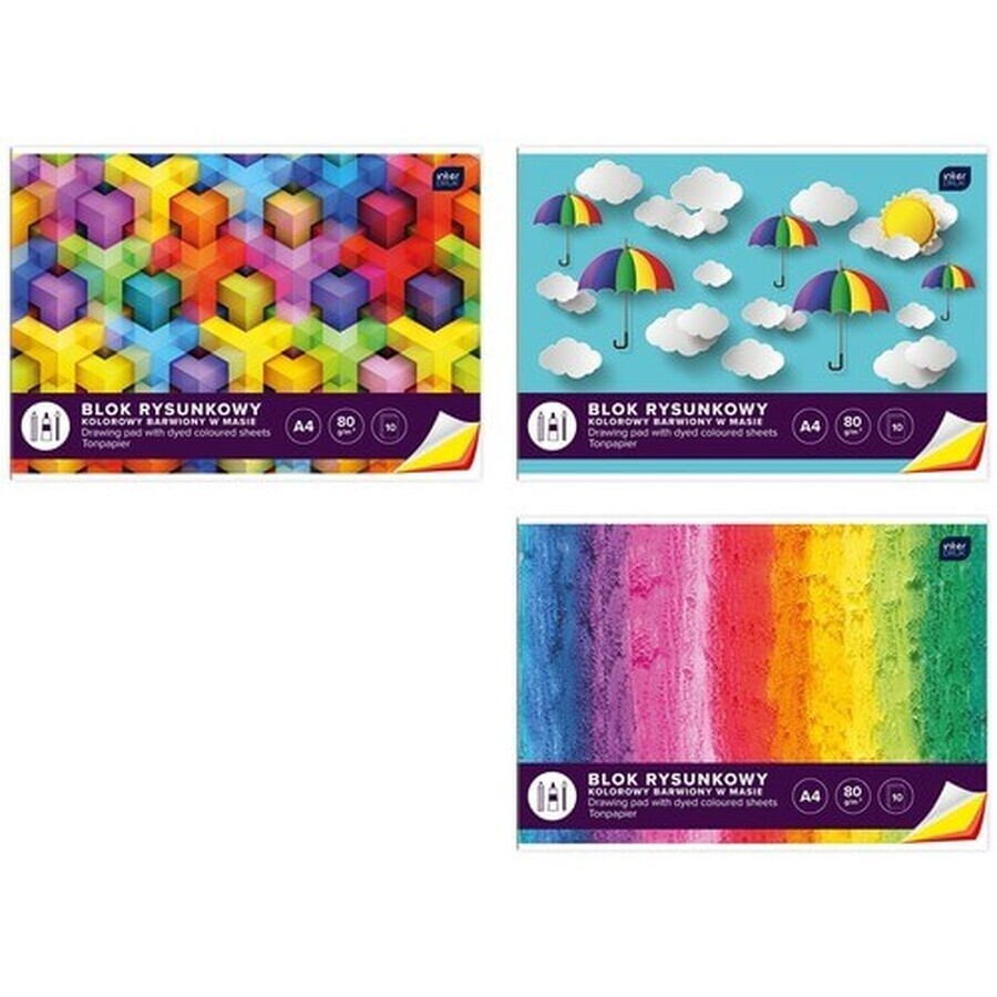 Comprar Taco de dibujo A4 color 10 piezas mezcla Taco de dibujo A4 color 10 piezas mezcla