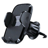 Joyroom car holder JR-ZS259 clip-on phone holder for ventilation grille - black
