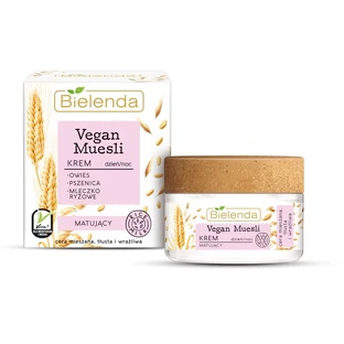 Crema matificante Bielenda Vegan Muesli, 50 ml