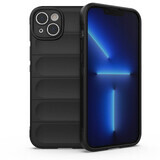Magic Shield Case pour iPhone 14 Plus étui blindé flexible noir