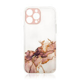 Etui Marbre pour Samsung Galaxy A12 5G gel case marble brown