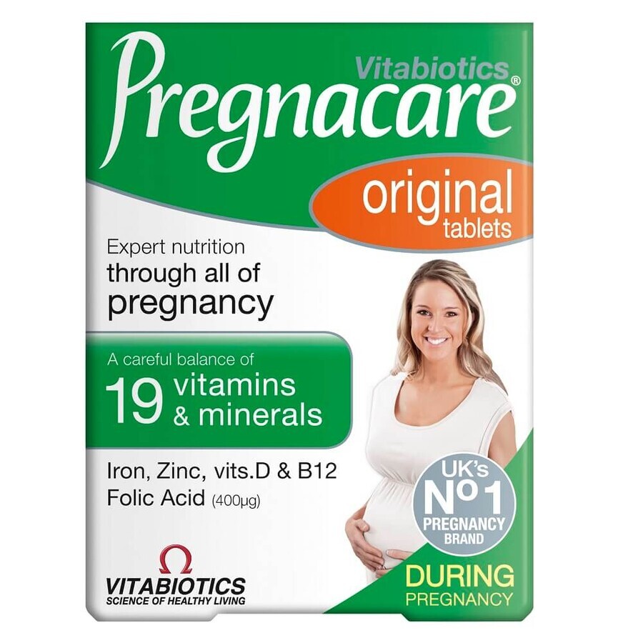 Vitabiotics Pregnacare Original pour les femmes enceintes, 30 comprimés