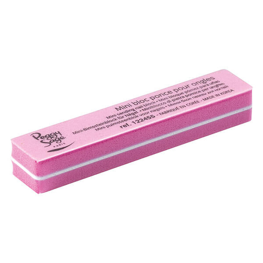 Boutique Peggy Sage Mini bloc de polissage d'ongles double face Peggy Sage Mini bloc de polissage d'ongles double face