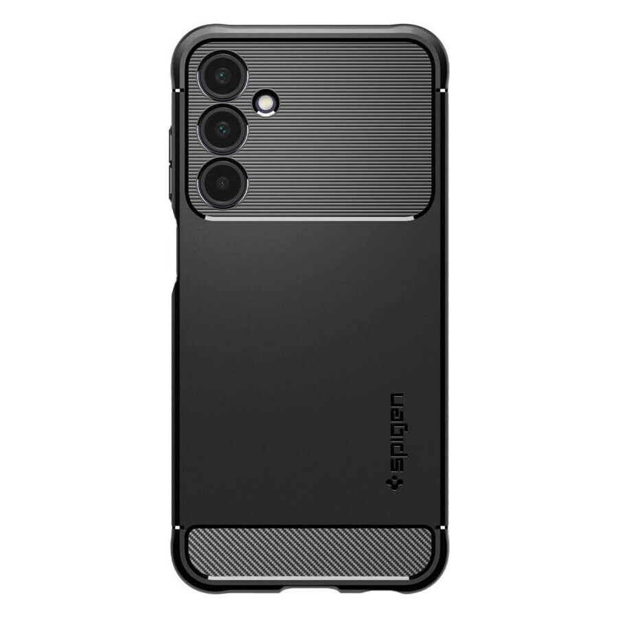 Custodia Spigen Rugged Armor per Samsung Galaxy A25 5G - nero opaco