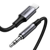 Ugreen cablu audio AUX MFI Lightning - 3,5 mm mini jack 1 m gri (70509)