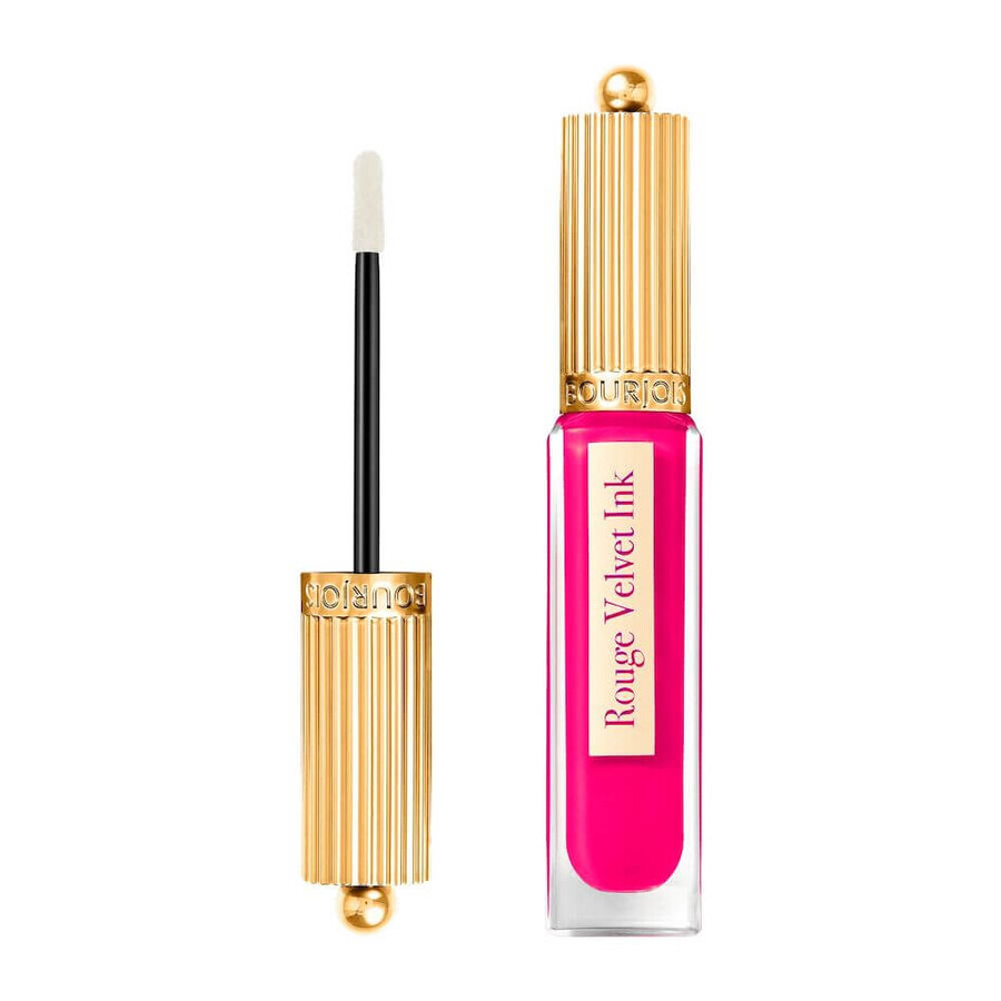 Bourjois Rouge Velvet Ink Matte Liquid Lipstick 07 Fushia Cha Cha, 3.5 ml