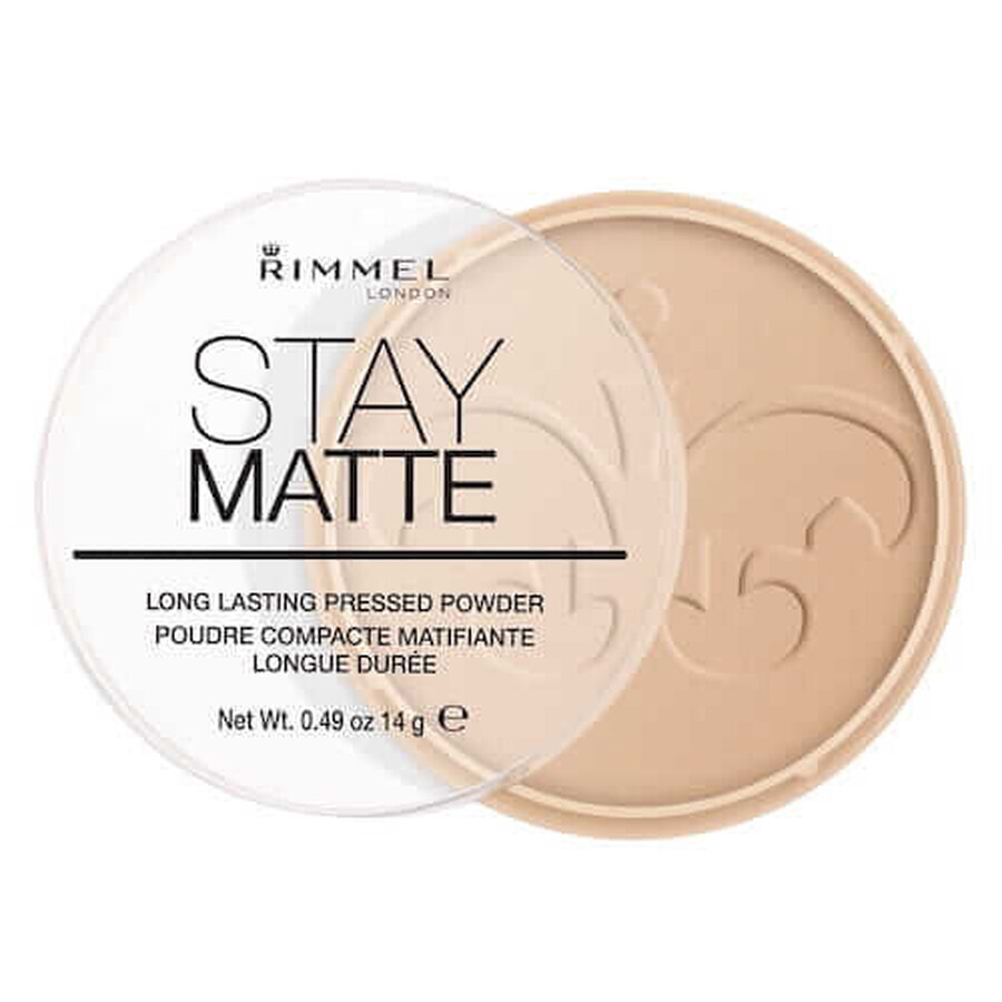 Rimmel Stay Matte Polvos Compactos 004 Sandstorm, 14 g